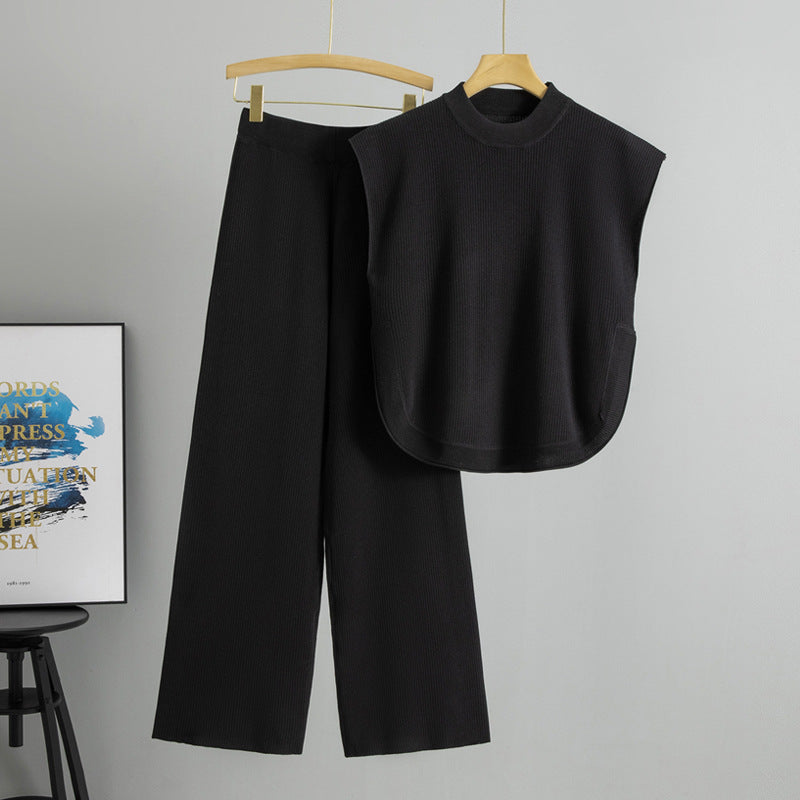 Women's Set Summer Elegance Sleeveless Trousers Two-piece Fashion Casual Suit