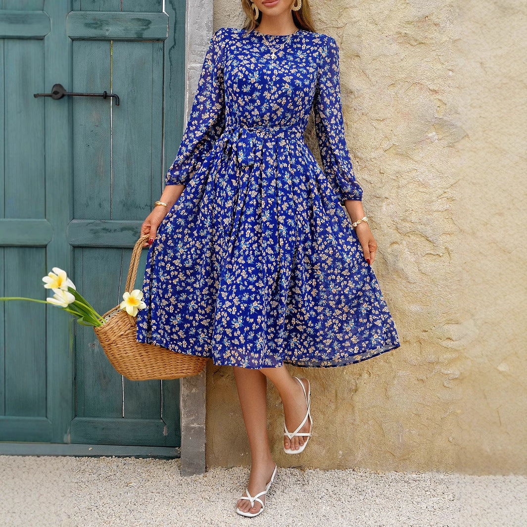 Women's Holiday Casual Floral Dress For Dresses