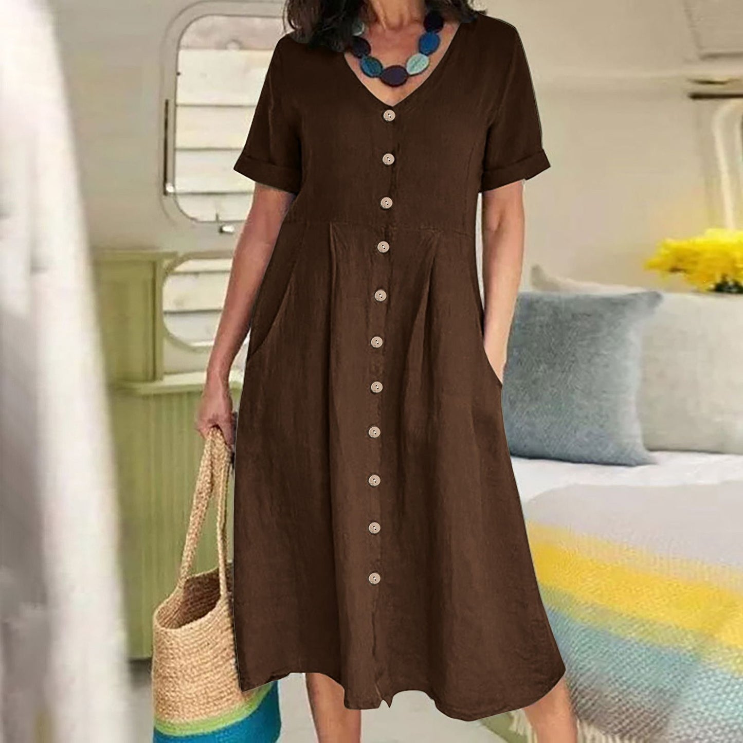 Women's Loose Casual High Sense Temperament Summer Dress
