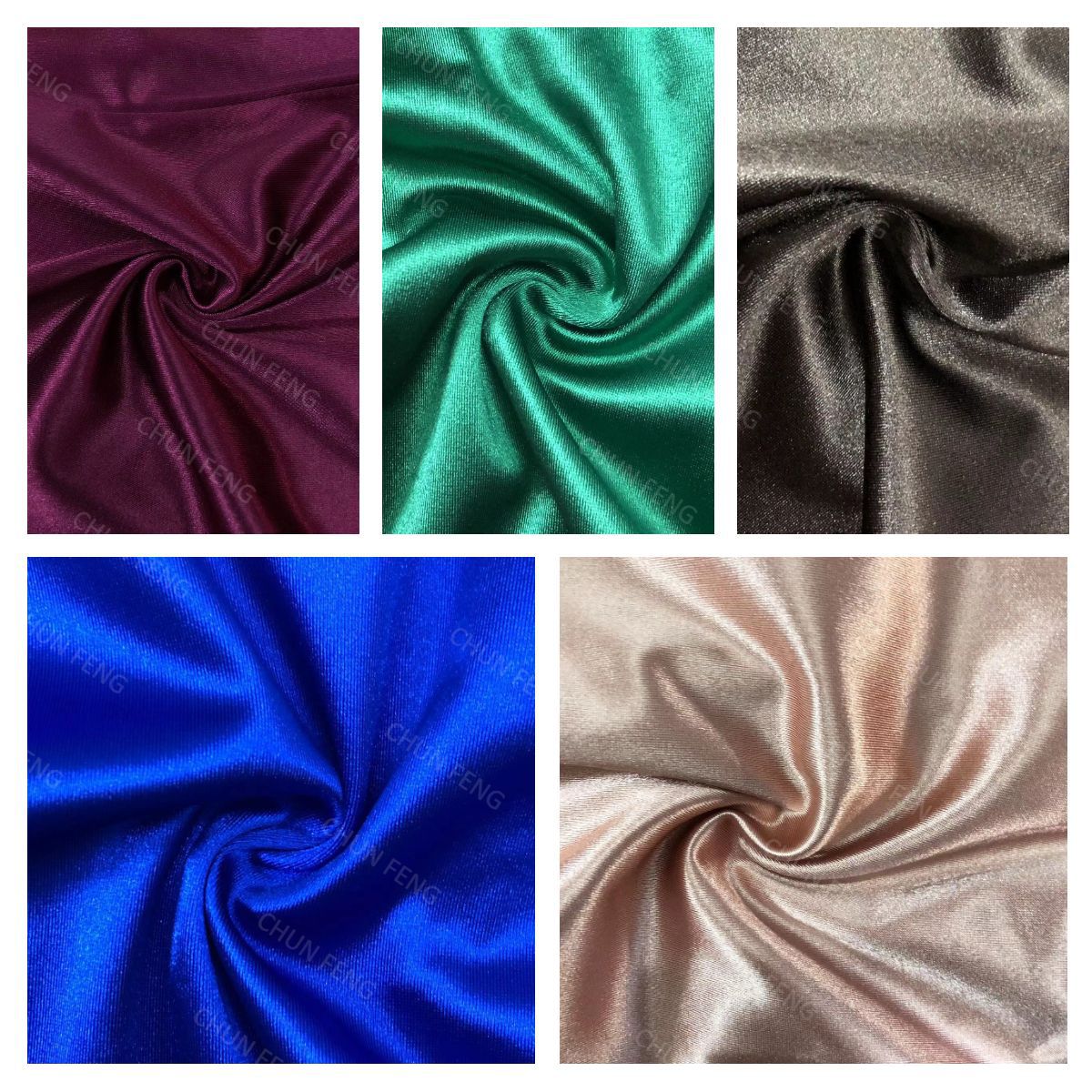 Turtleneck Satin Solid Color Slit Hemline Style Dress