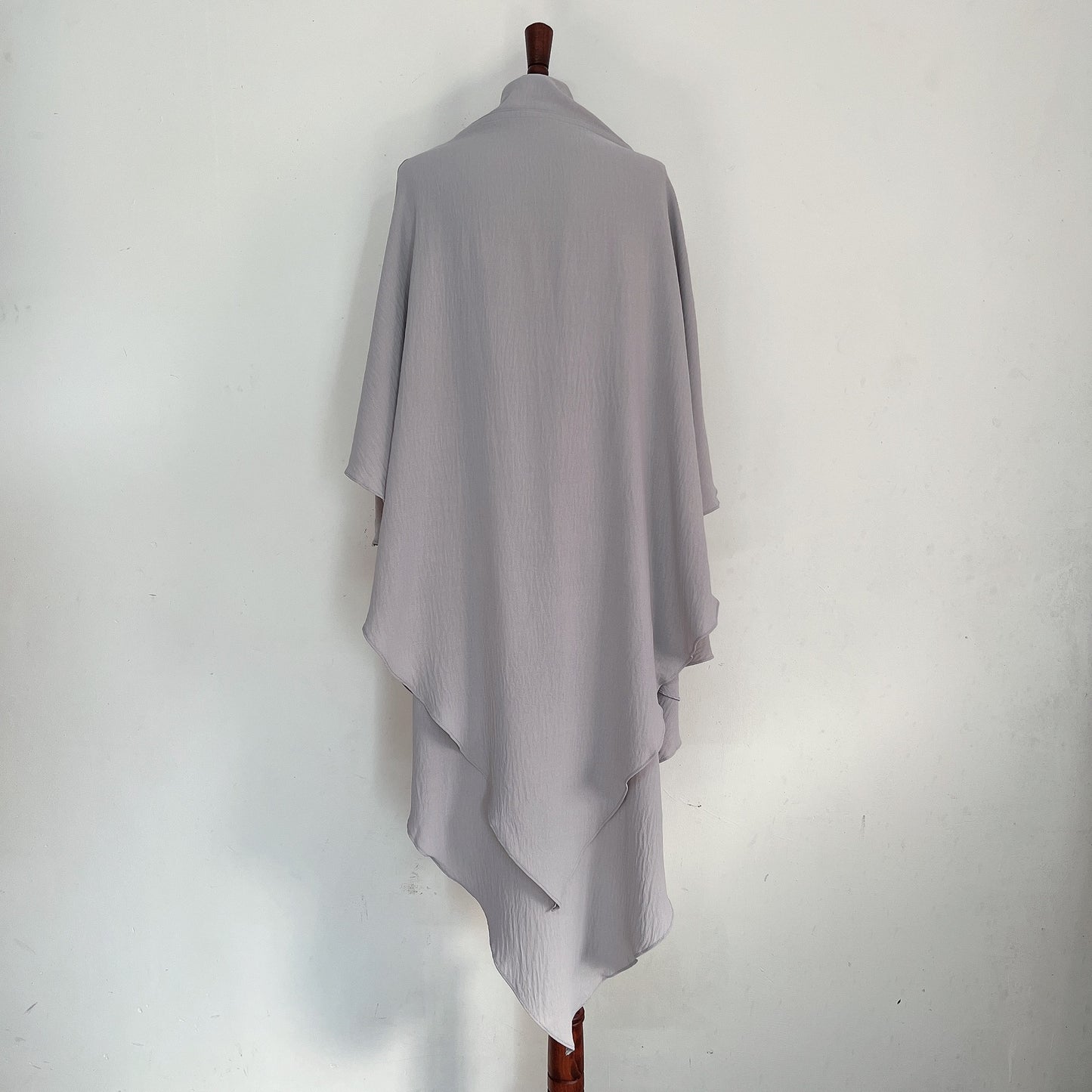 Classic Wave Pattern Shawl Scarf Splicing Dress