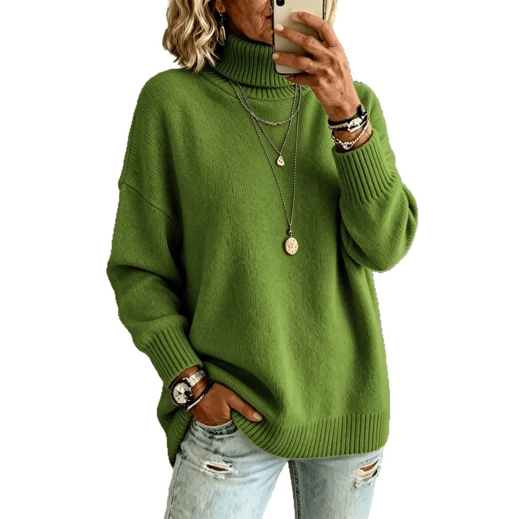 Women's Lazy Solid Color Elegant Split Loose Clothing