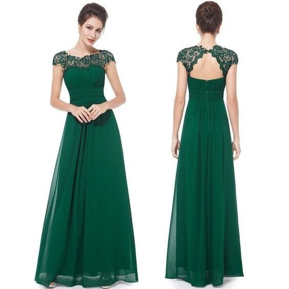 Women's Classy Summer Lace Dress Bridesmaid Wedding Dresses