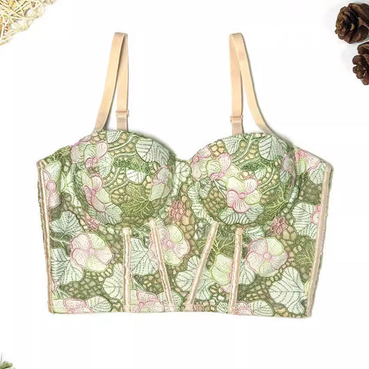 Fresh Lace Sling Basic Sexy Mint Tops