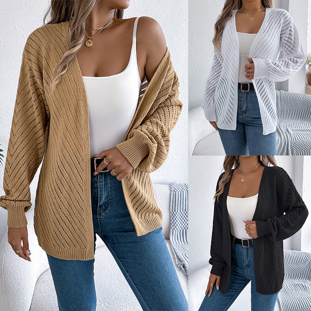 Beautiful Fashion Charming Casual Solid Color Cardigans