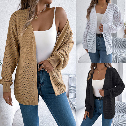 Beautiful Fashion Charming Casual Solid Color Cardigans