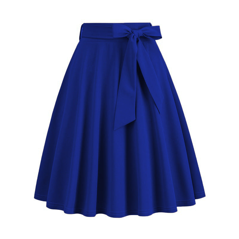 Women's Vintage Hepburn Style Large Swing Skirts