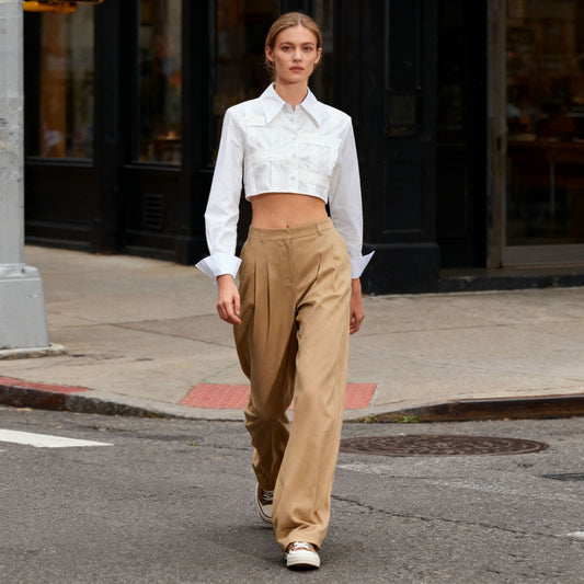 Design Sense Niche Shirt Autumn Solid Blouses