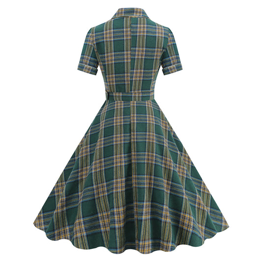 Women's Edge Fried Street Contrast Color Collar Plaid Slim Fit Suits