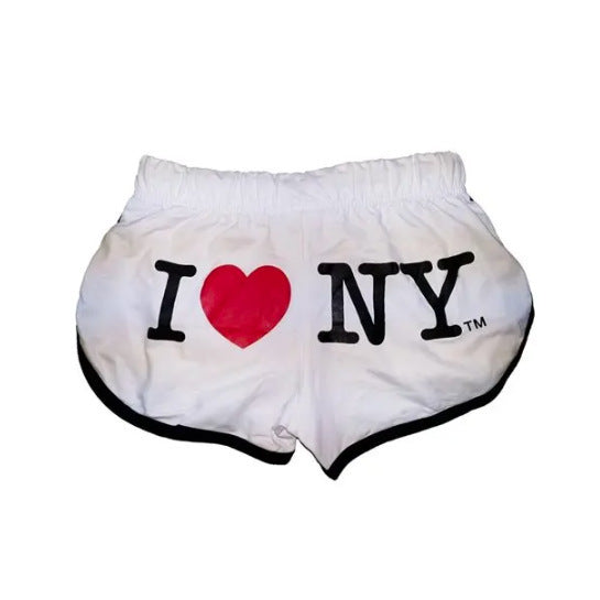 Women's Summer Fashion Letters Printed Sports Hot Shorts