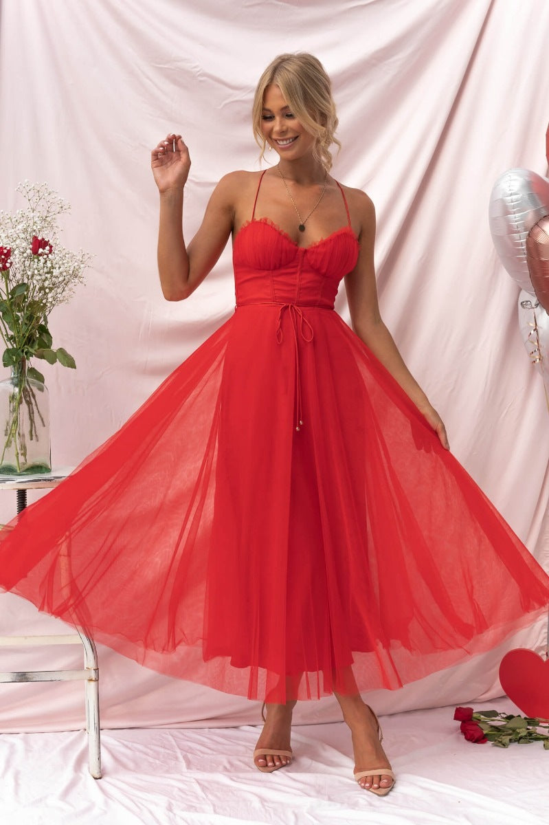 Women's Sexy Sling Casual Dress Vacation Dresses