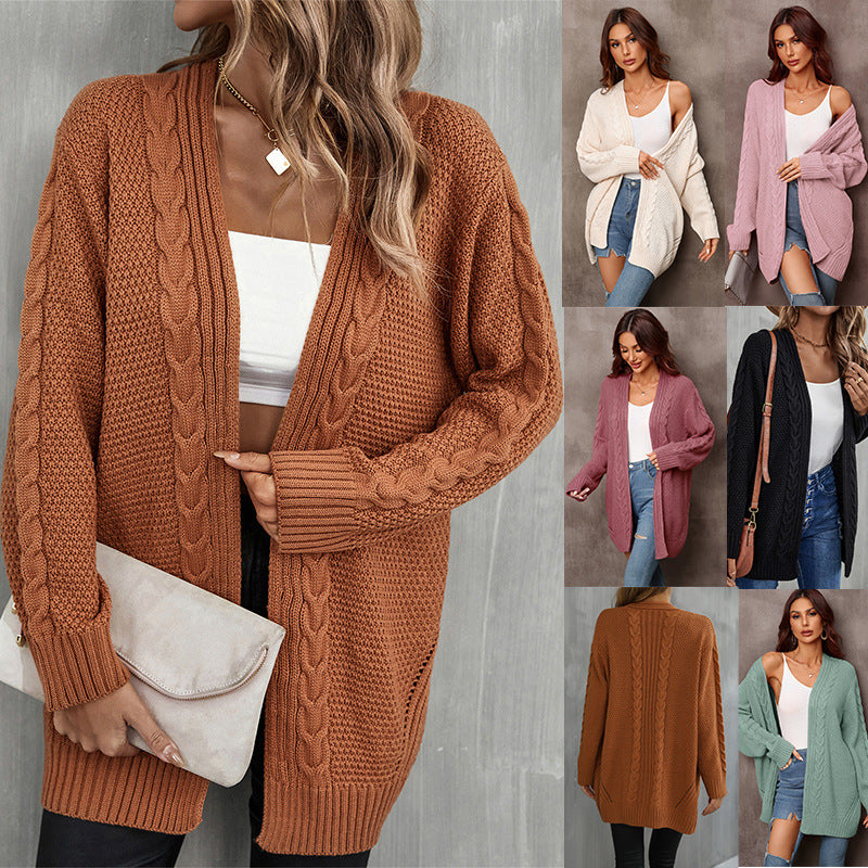 Women's Spring Large Irregular Hollow Knitted Sweater