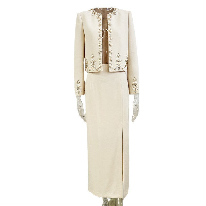 Durable Fashion Bead Split Two-piece Set Suits