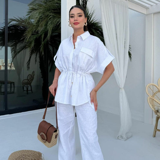 Women's Summer Fashion Casual Set Overalls Style Suits