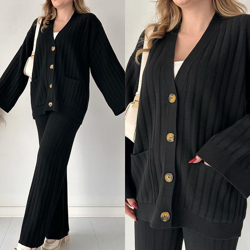 Women's Autumn Fashion Solid Color Loose Versatile Suits