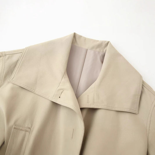 Women's Versatile Fashion With Belt Trench Coats