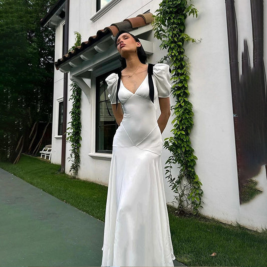Fashion Temperament Kendall French Sweet Puff Dresses