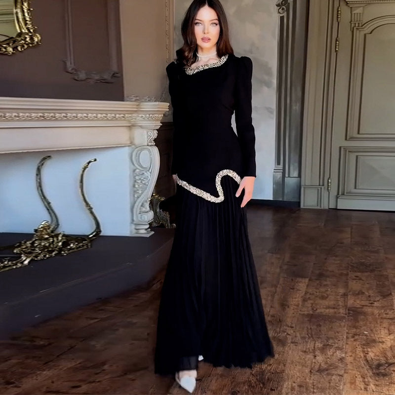 Summer Fashion Temperamental Minority Pleated Party Dresses