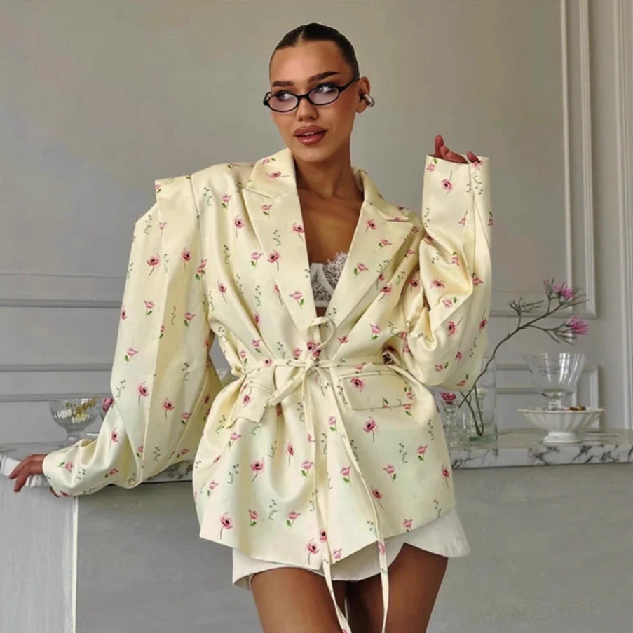 Women's Comfortable Cool Graceful Wide Shoulder Coats