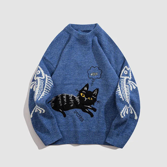 Women's & Men's & Street Gothic Autumn Pullover Knitwear
