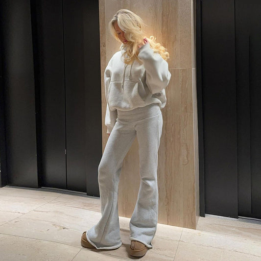 Women's Elastic Comfortable High Waist Basic Style Pants