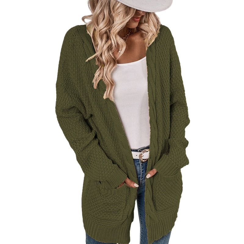 Beautiful Popular Glamorous Women's Twisted Rope Women's Sweater