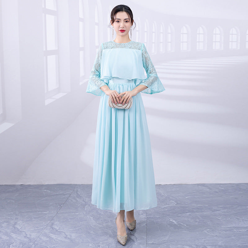 Gown Long Korean Style Banquet Dress Wedding Dresses