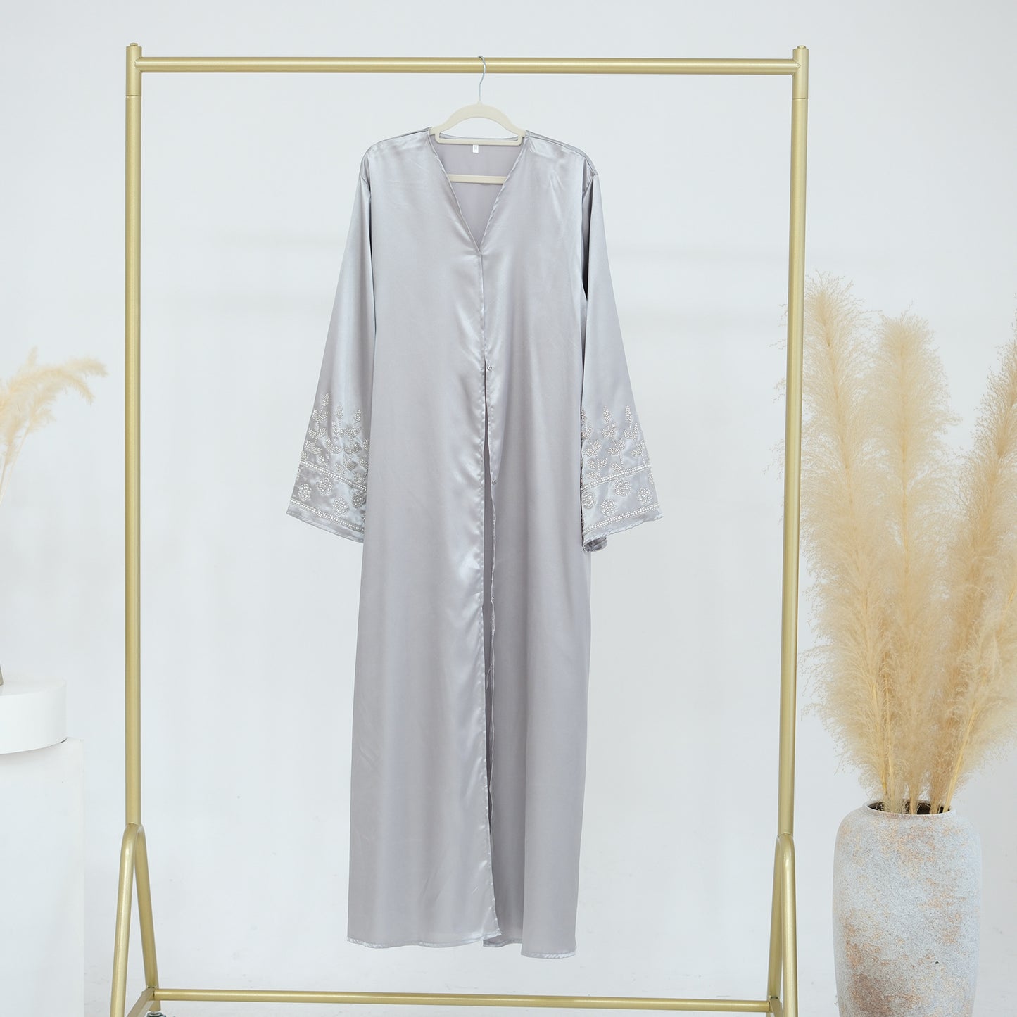 Daily Solid Color Handmade Beading Dress Dresses