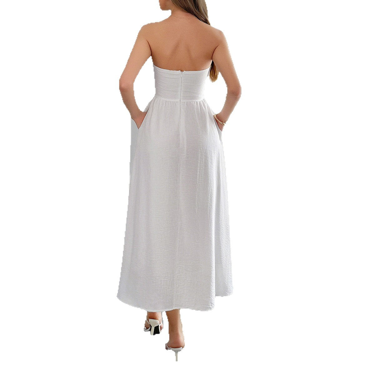 Women's Elegant Tube A- Line Summer Dress