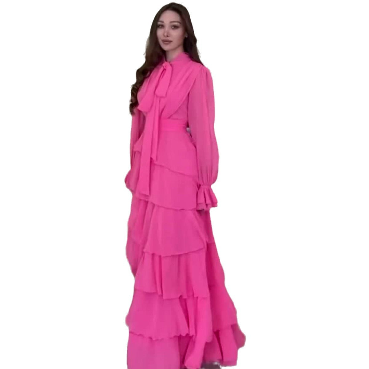 Palace Style Chiffon Design Sense Half Dresses
