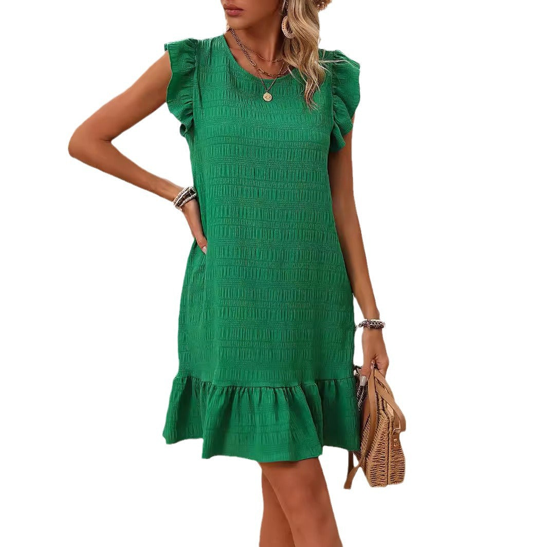 Casual Dress Elegant Solid Color Sleeveless Dresses