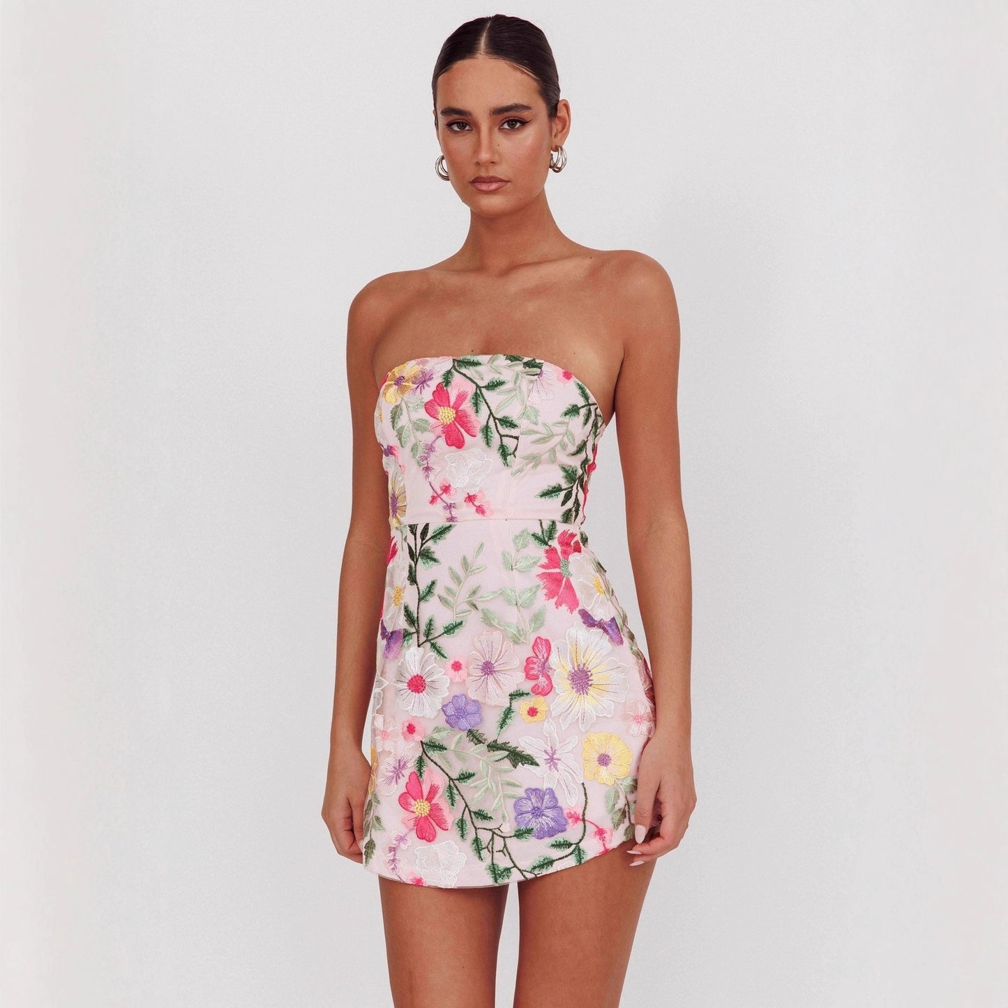 Women's Dress Slim Fit Bandeau Sling Niche Dresses