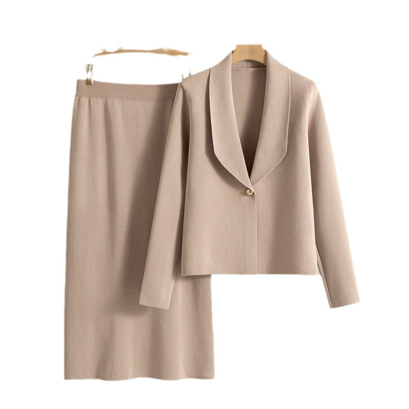 Stylish Women's Small Two-piece Set Elegant Fashion Casual Suit