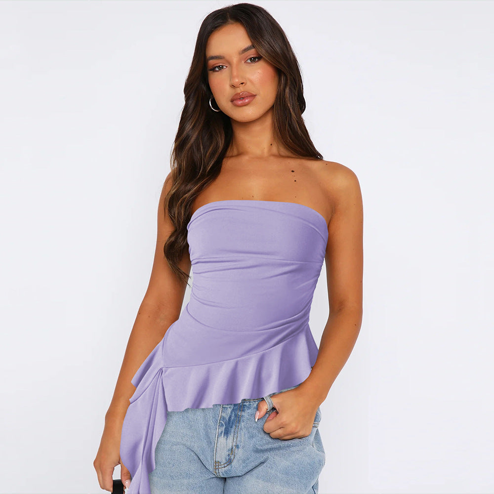 Women's Slim Fit Hot High-grade Outer Wear Tassel Tops
