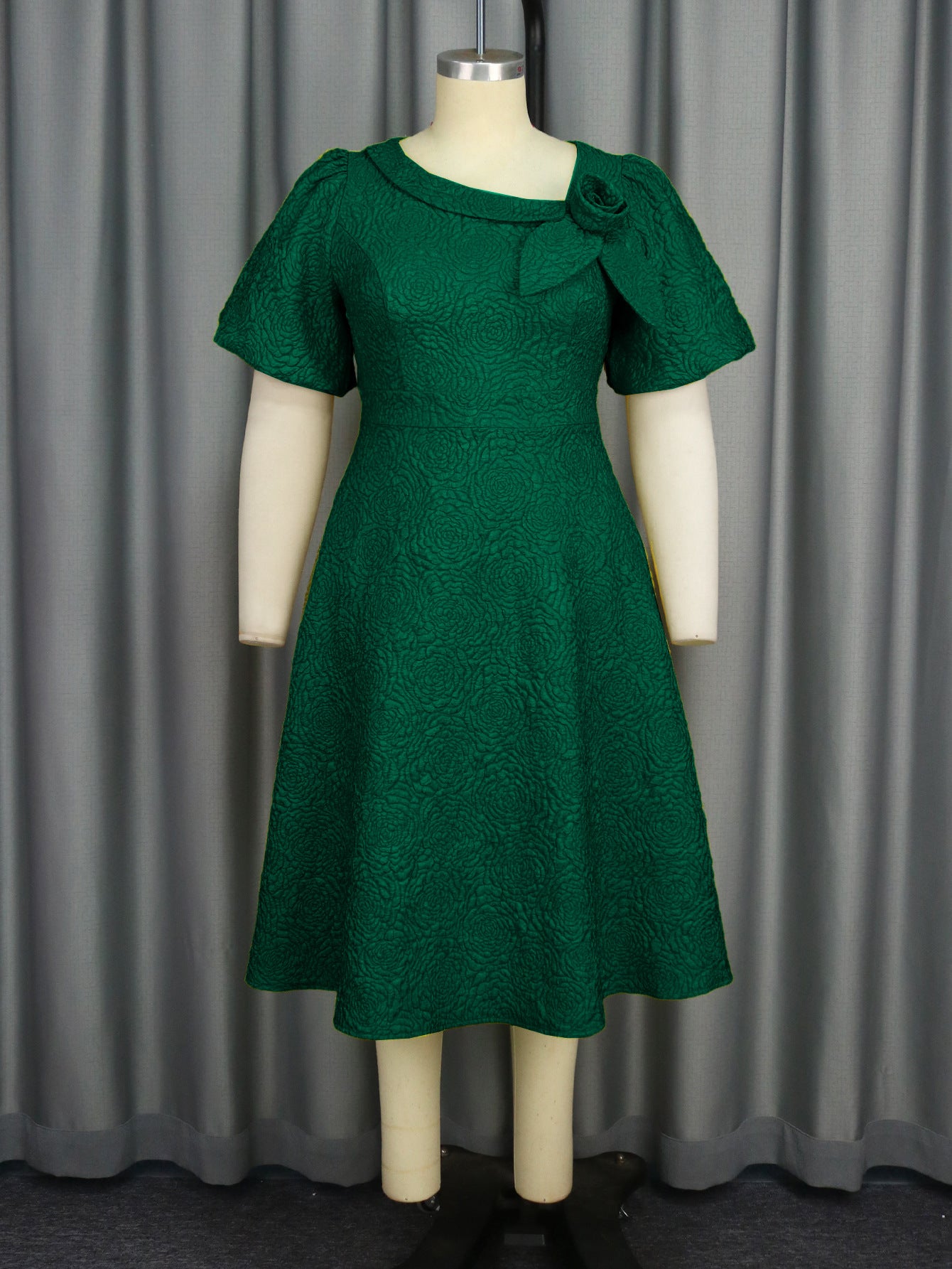 Sleeve High Waist Dress Party Commuter Dresses