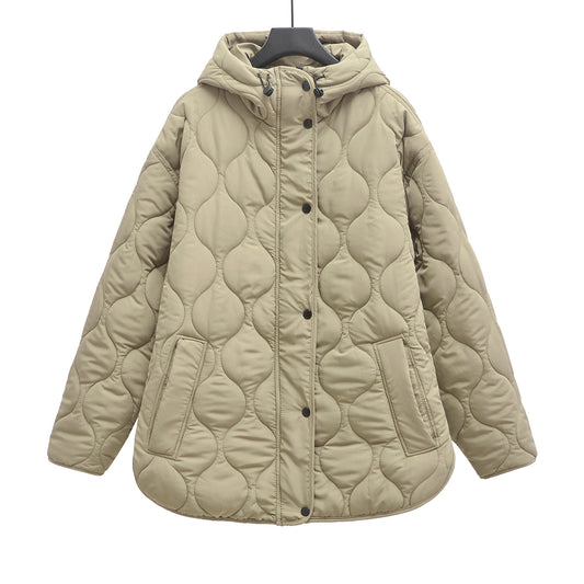 American Winter Hot Hooded Long Sleeve Cotton Coats
