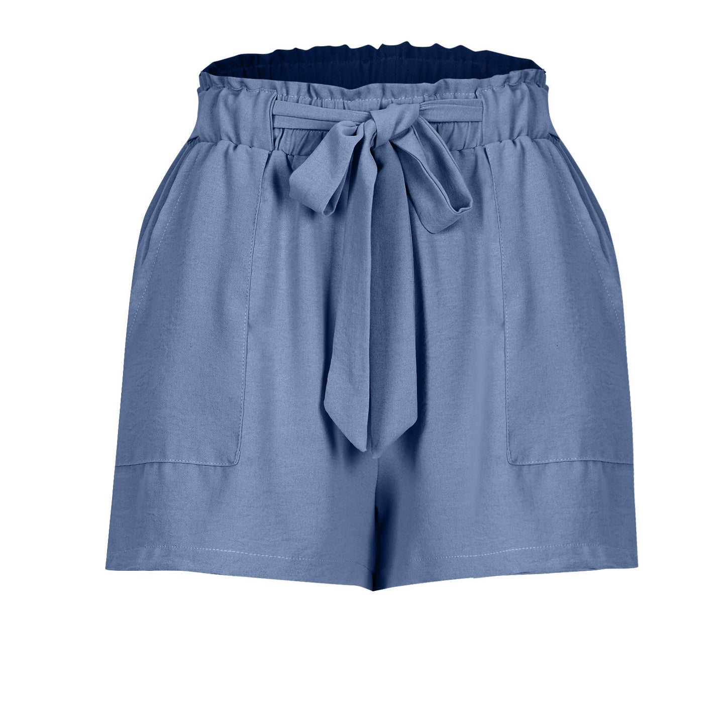 Women's Loose Casual Summer Cotton Linen Pocket Shorts