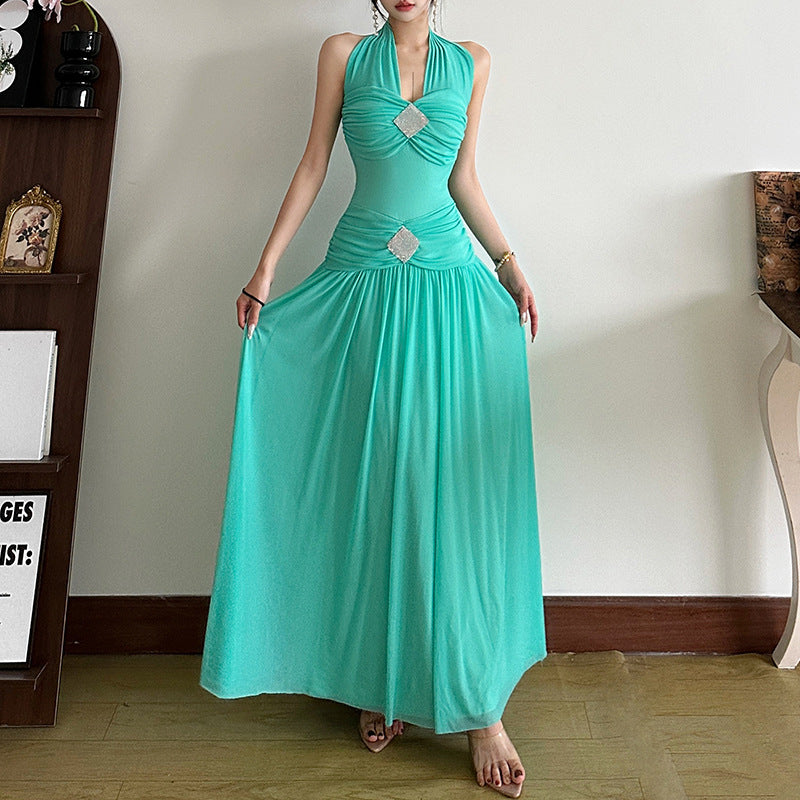 Women's Low-cut Design Elegant Solid Color Fashionable Clothing