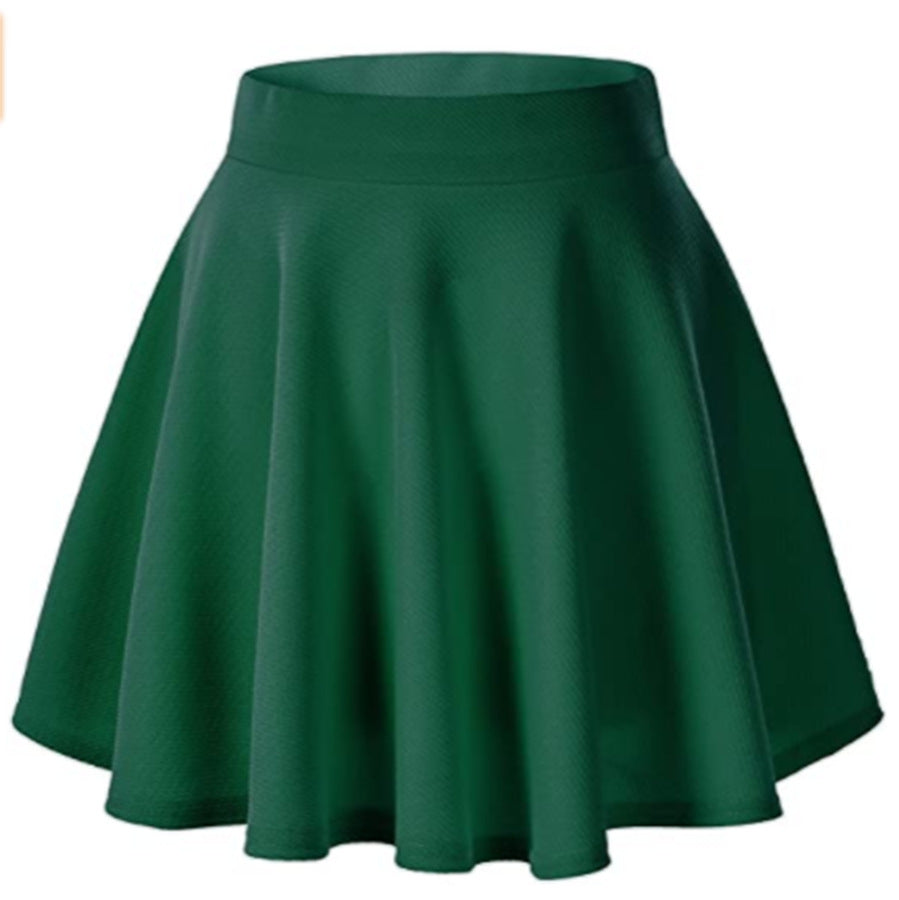 Women's Basic Versatile Stretch Flared Leisure Mini Skirts