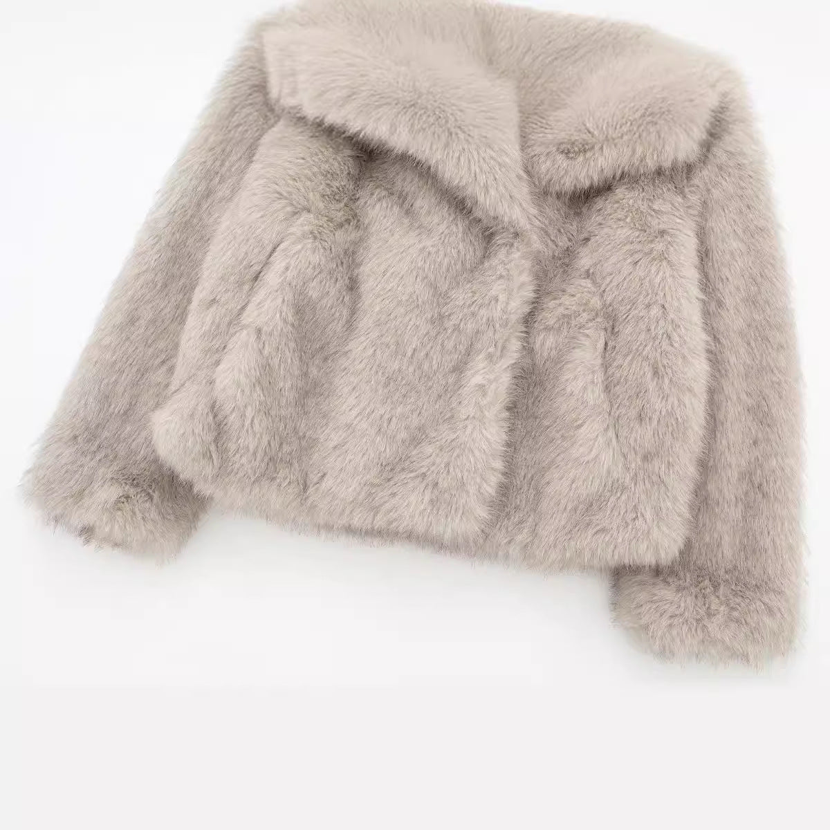 Women's Innovative French Artificial Fur Effect Coats