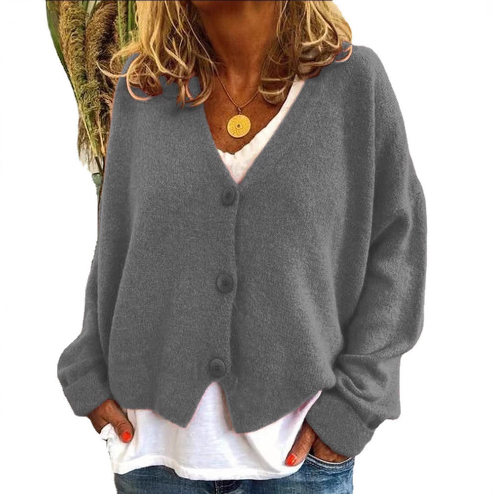 Women's Solid Color Long Sleeve For Sweaters