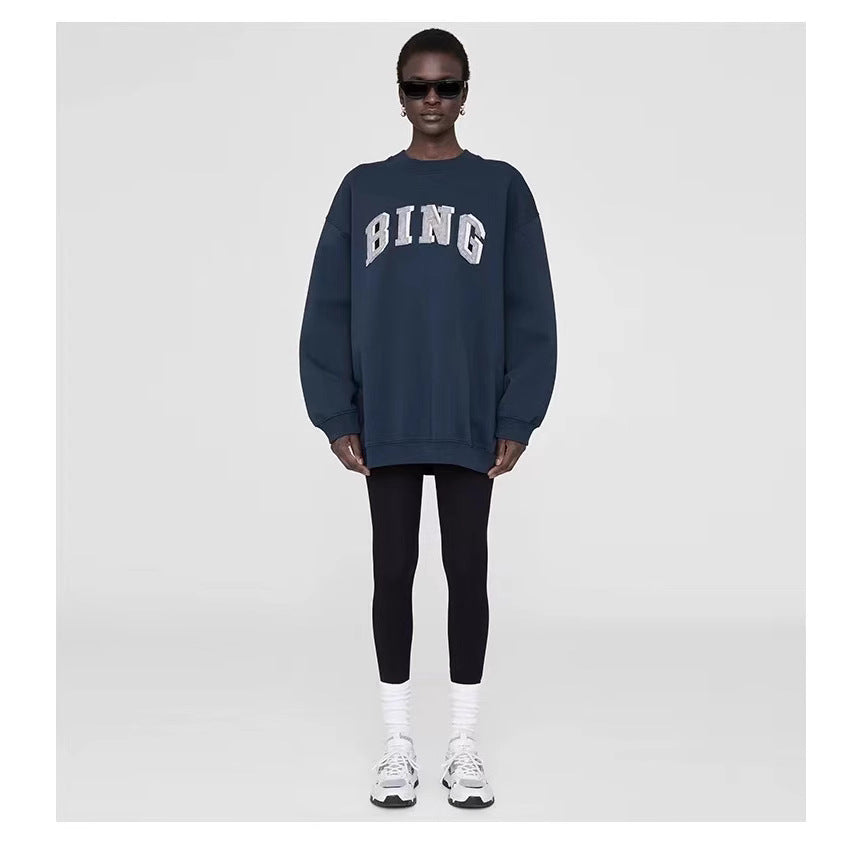 Women's Winter North American Niche Classic Letters Sweaters