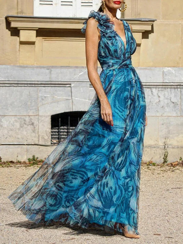 Holiday Style Flower Dolorita Large Swing Dresses