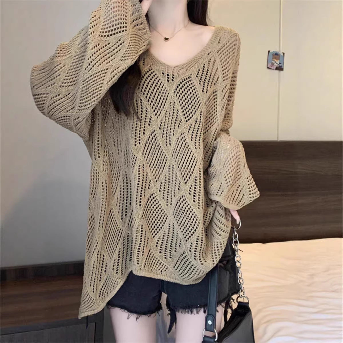 Women's Idle Style Design Loose Sun Protection Sweaters
