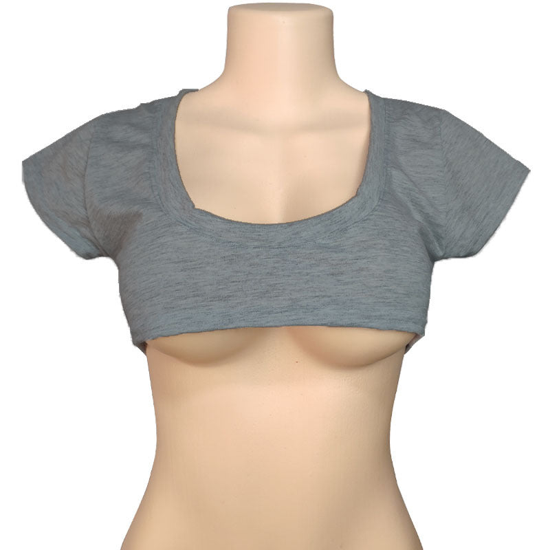 Women's Two-dimensional Pure Color Half Milk T-shirt Cute Blouses