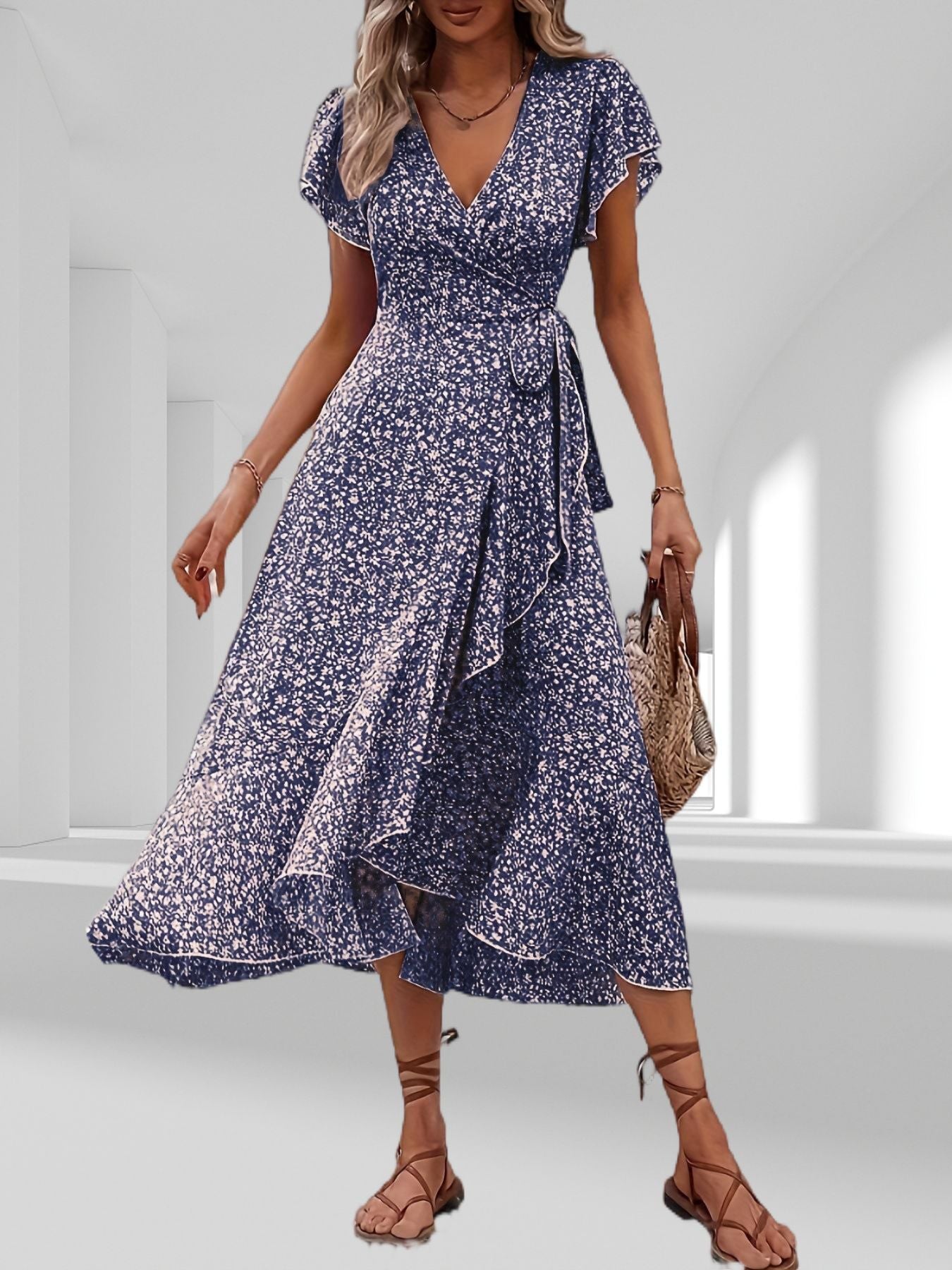 Women's Summer Belt Wrap Sexy Bohemian Expansion For Dress