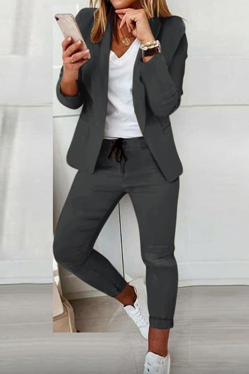 Women's Classic Trendy Casual Fashion Set Suits