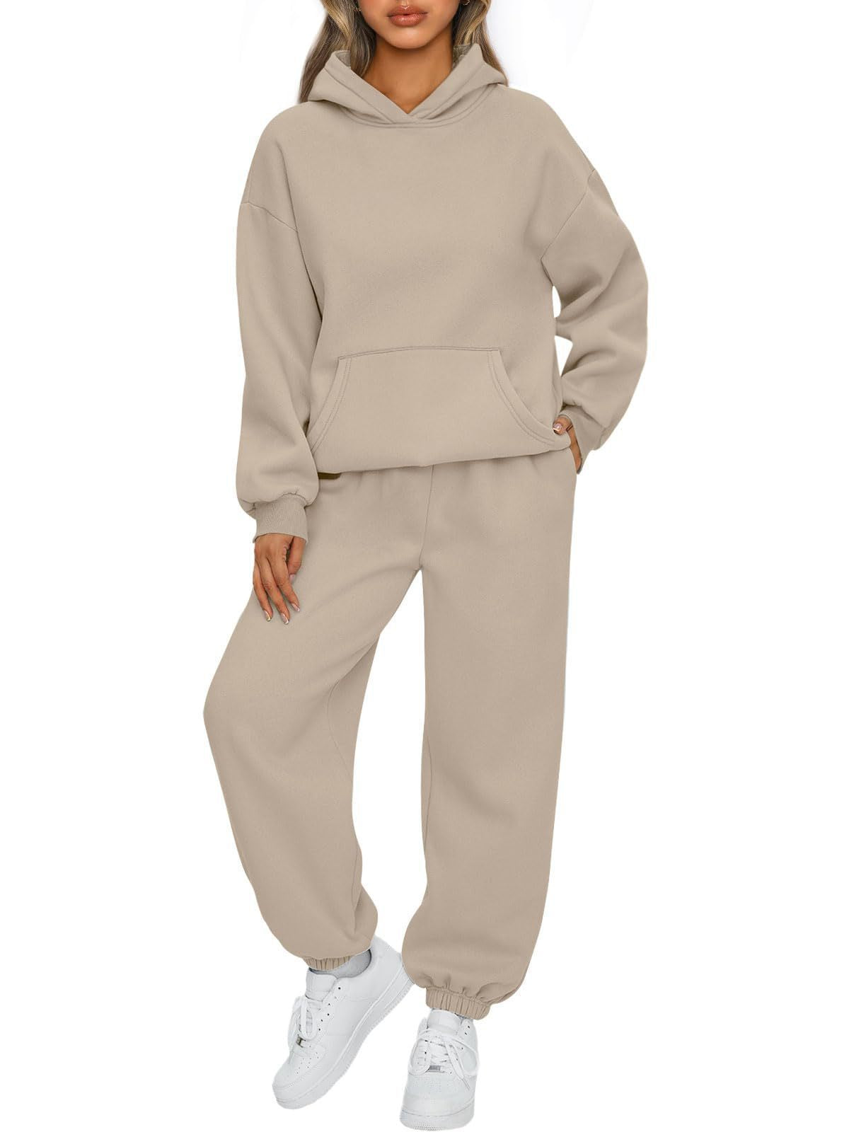 Versatile Elegant Women's Version Hooded Sport Fashion Casual Suit