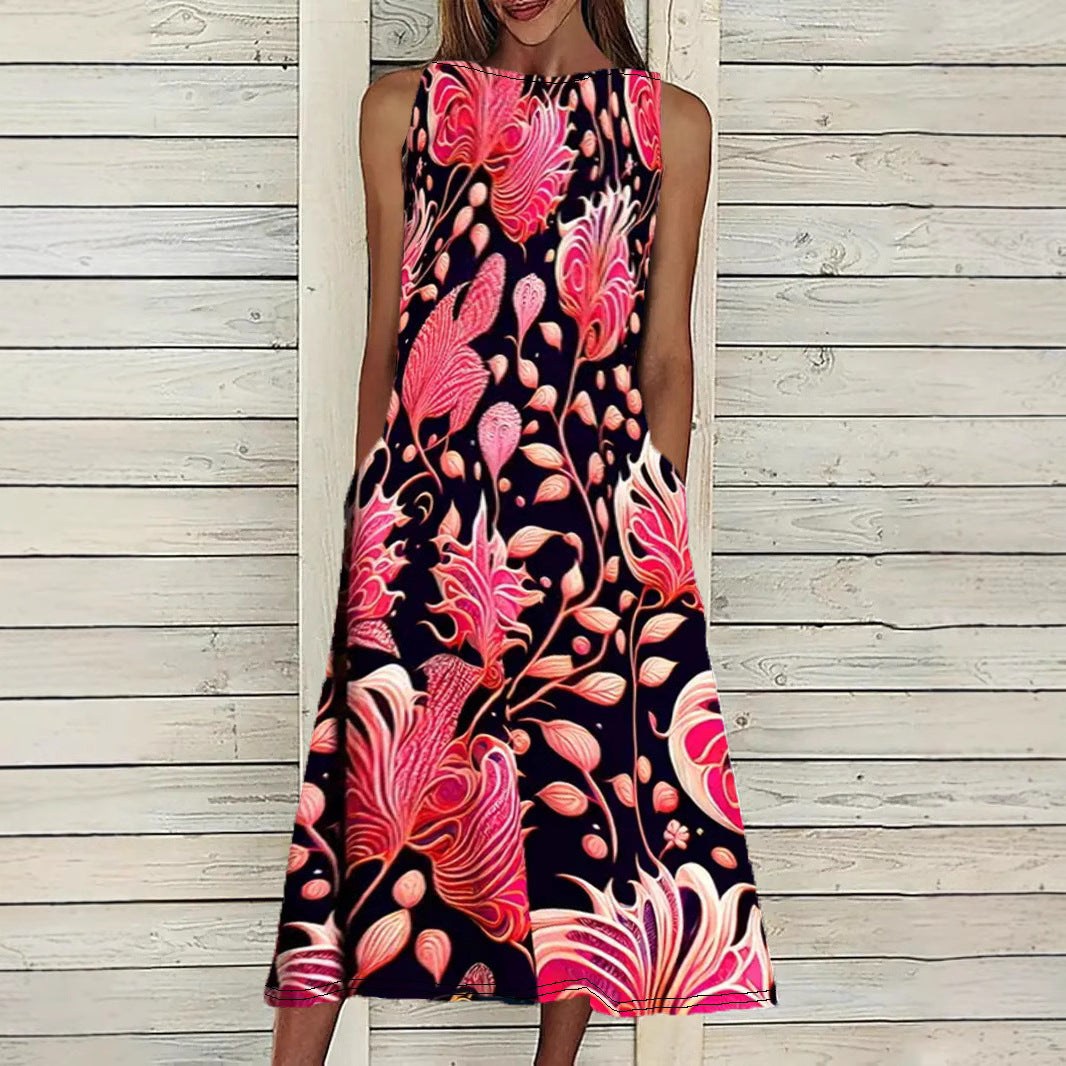 Women's Classy Printed Elegant Fashion Dress Dresses