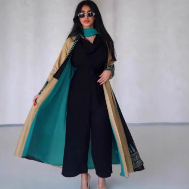 Designer Model Temperament Leisure Fashion Mid-length Coats